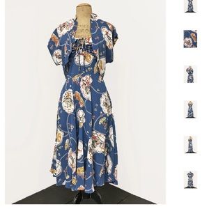 ISO Loco Lindo Western Print Dress